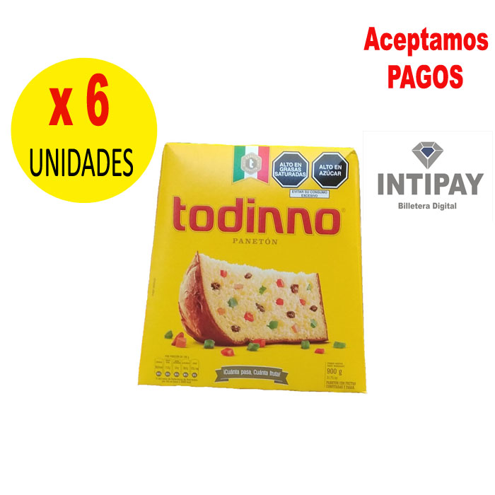 Paneton Todino en Caja 6 Unidades